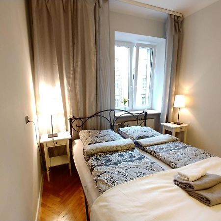 Ferienwohnung Warszawa, Centrum, Wiejska 15, Kamienica Exterior foto