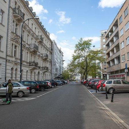 Ferienwohnung Warszawa, Centrum, Wiejska 15, Kamienica Exterior foto