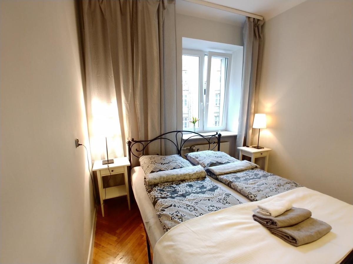 Ferienwohnung Warszawa, Centrum, Wiejska 15, Kamienica Exterior foto