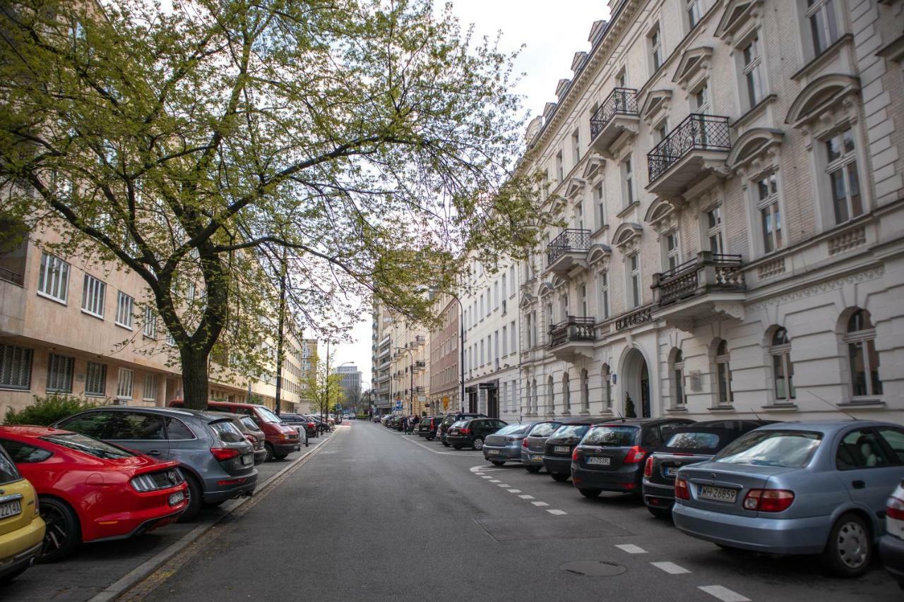 Ferienwohnung Warszawa, Centrum, Wiejska 15, Kamienica Exterior foto